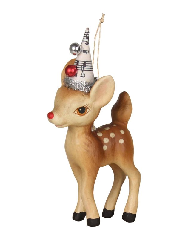 Retro Reindeer Ornament